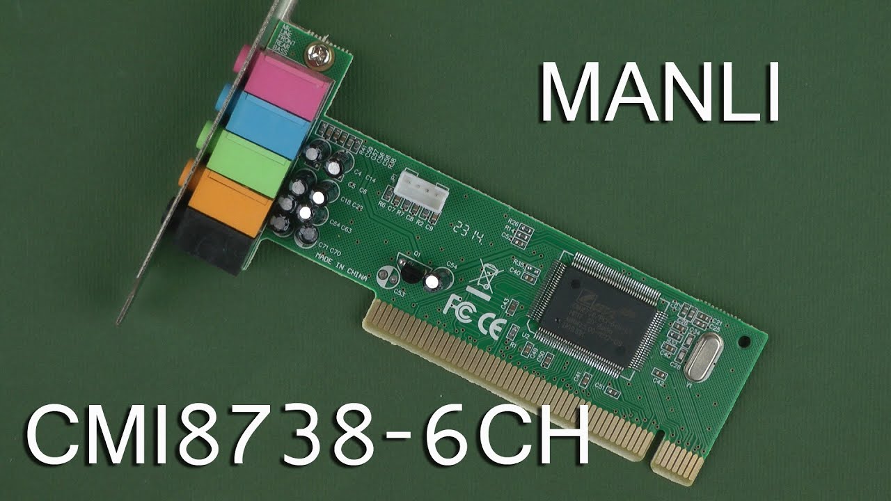 Распаковка Manli C-Media M-CMI8738-6CH