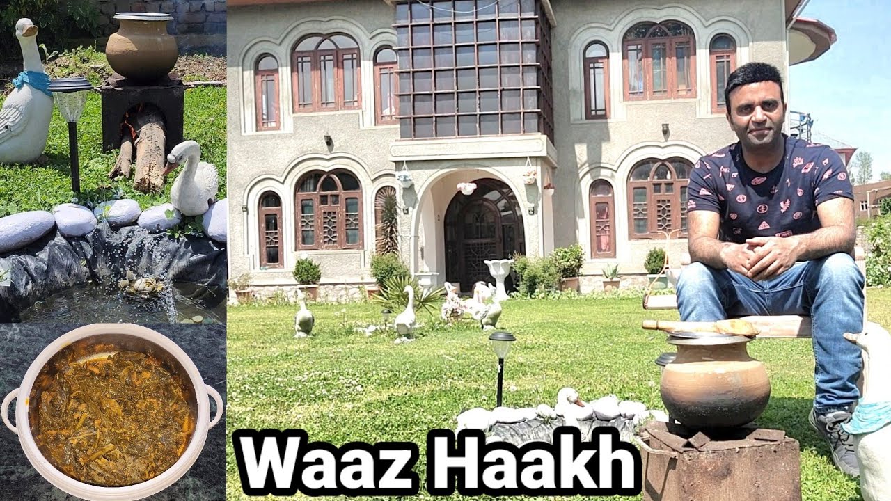 Waz Haakh | Wazwan Haakh | Collard Greens Kashmiri Wazwan Dish