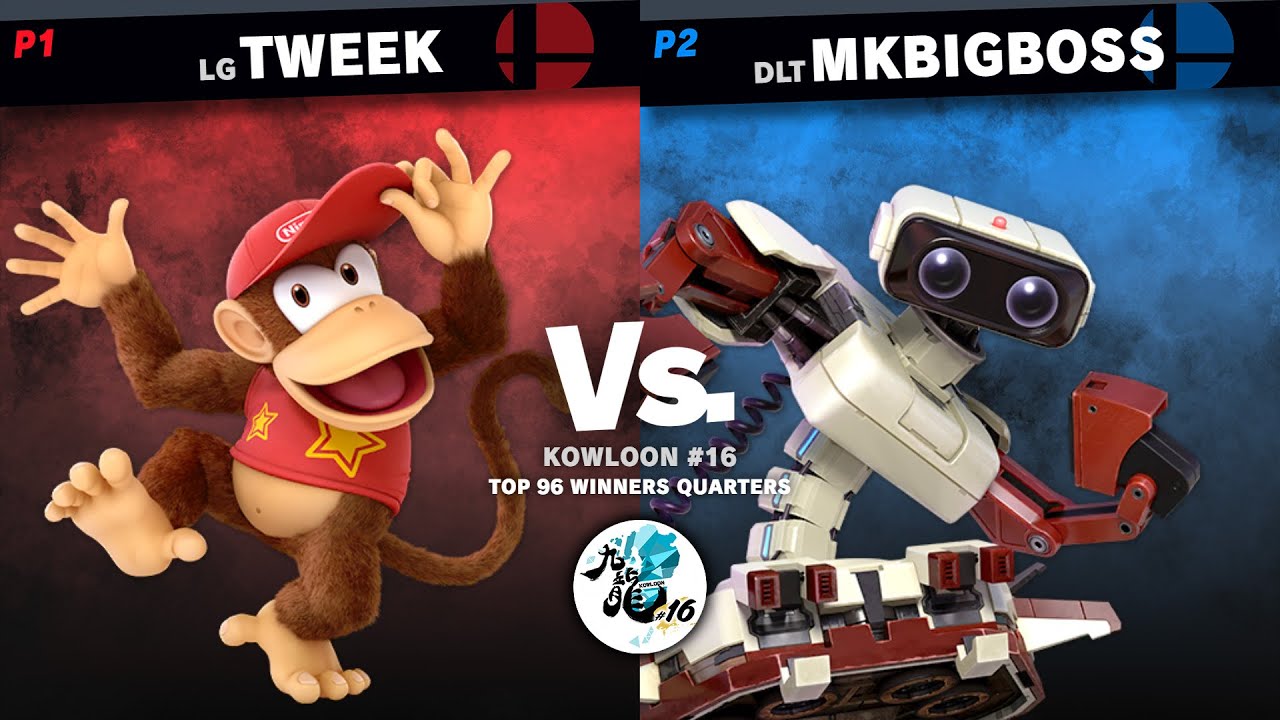 KOWLOON #16 TOP 96 - Tweek (Diddy Kong) VS MKBigBoss (ROB) SSBU Tournament