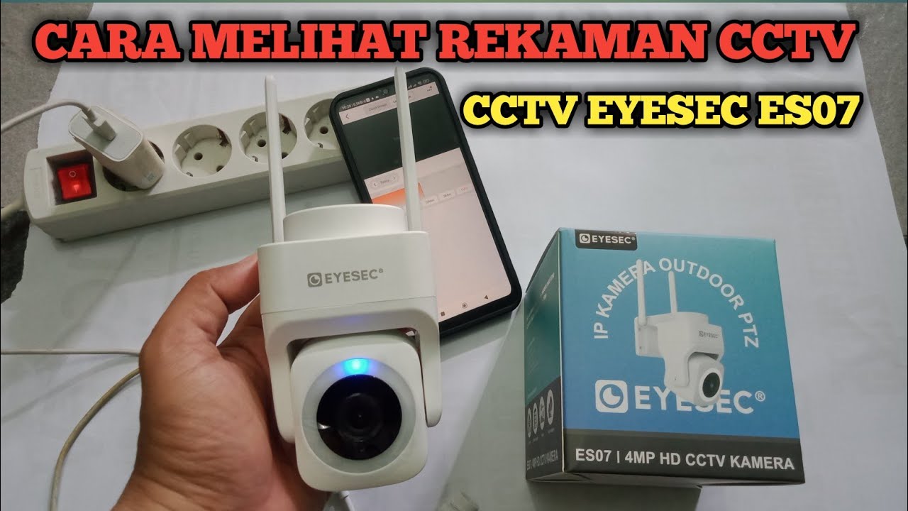 Cara melihat rekaman cctv Eyesec || Cctv Eyesec ES07