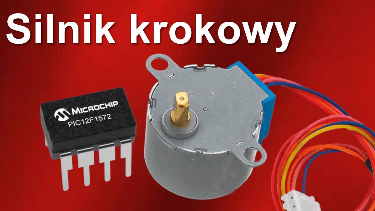 #25 Silnik Krokowy 28BYJ-48 5V Stepper Motor. Microcontroler PIC