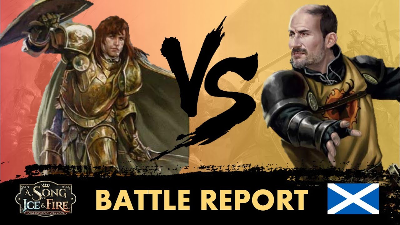 ASOIAF Battle Report 2021 S02 edition 40 pt: Lannister (Addam Marbrand) vs Baratheon (Stannis OTK)
