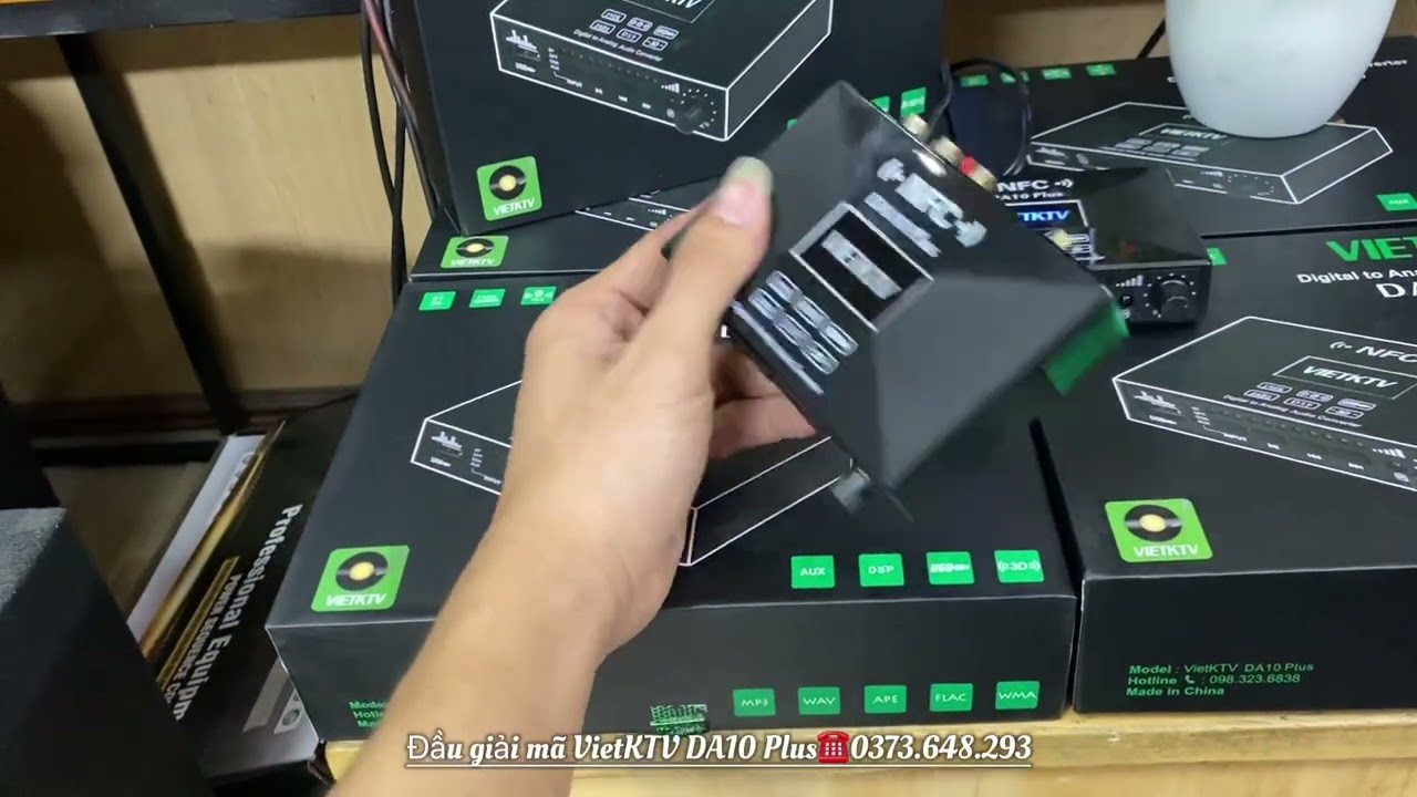 Xả đầu giải mã cao cấp,chính hãng VietKTV DA10 Plus.Nâng cấp chất âm phòng hát gia đình.