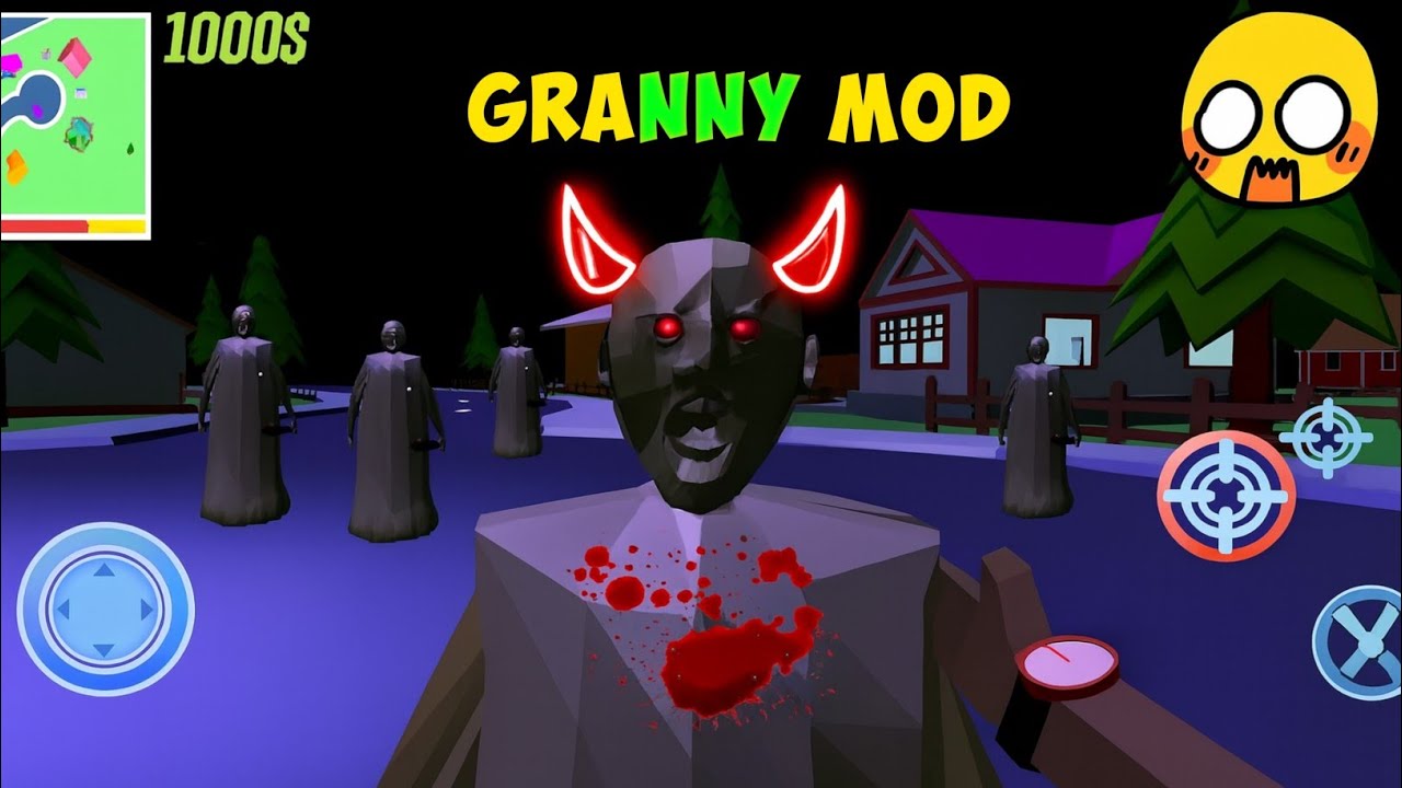 GRANNY Mod in Dude Theft wars @DudeHANI 
