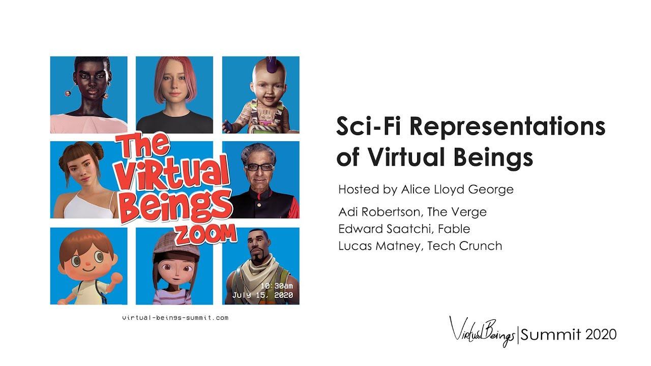 Sci-Fi Representations of Virtual Beings Panel at the Virtual Beings Summit 2020