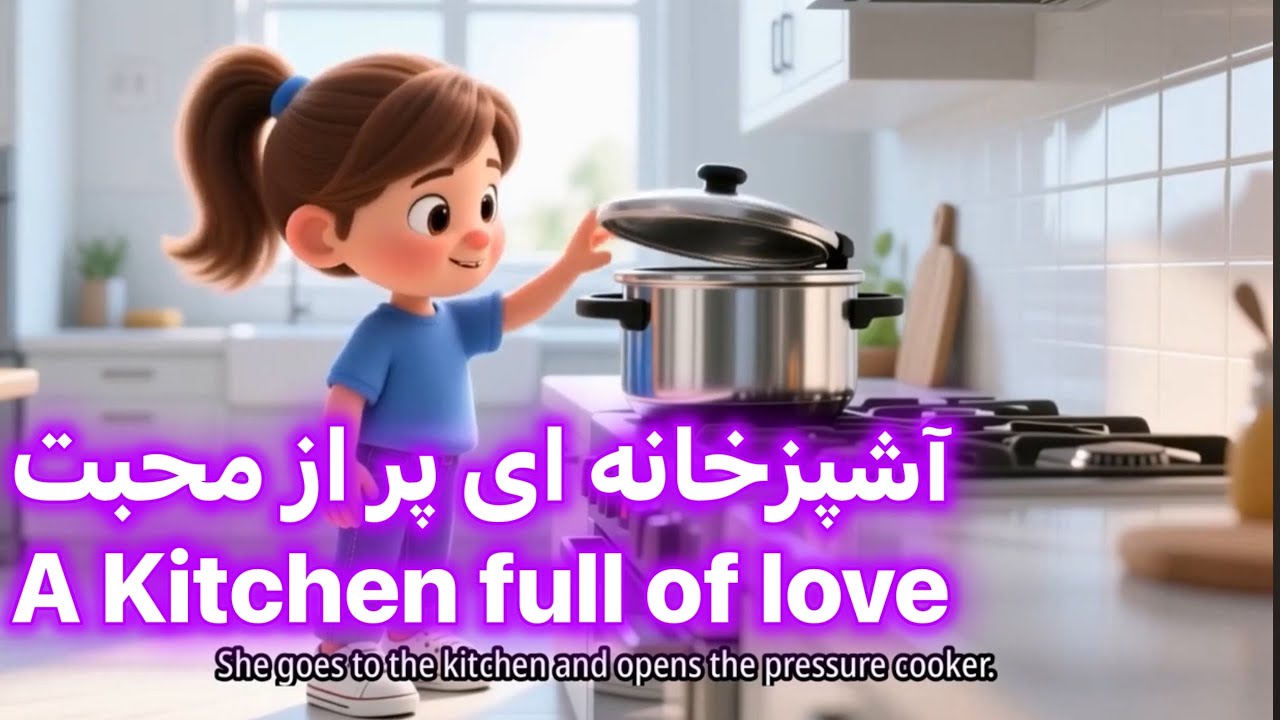 آشپزخانه فقط جای غذا پختن نیست! مادر، با صبرش آموزش می‌دهدو دختر یاد می‌گیردو عشق، آرام‌ جای میگیرد