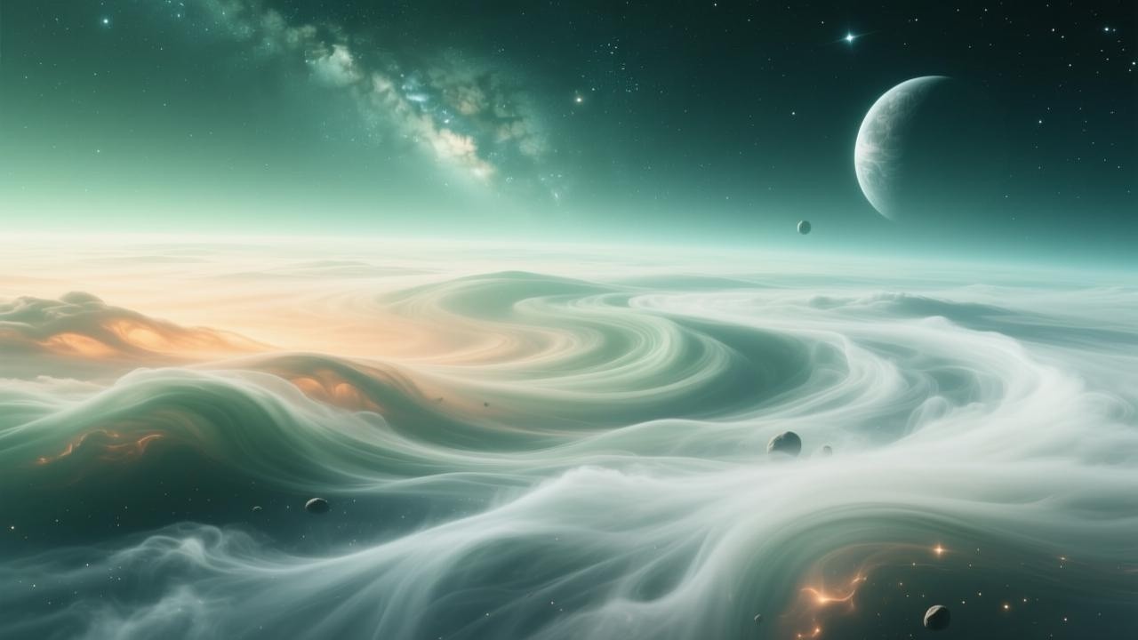 When Everything Feels Heavy, Rest Here | A Deep Space Calm That Gently Lightens the Mind