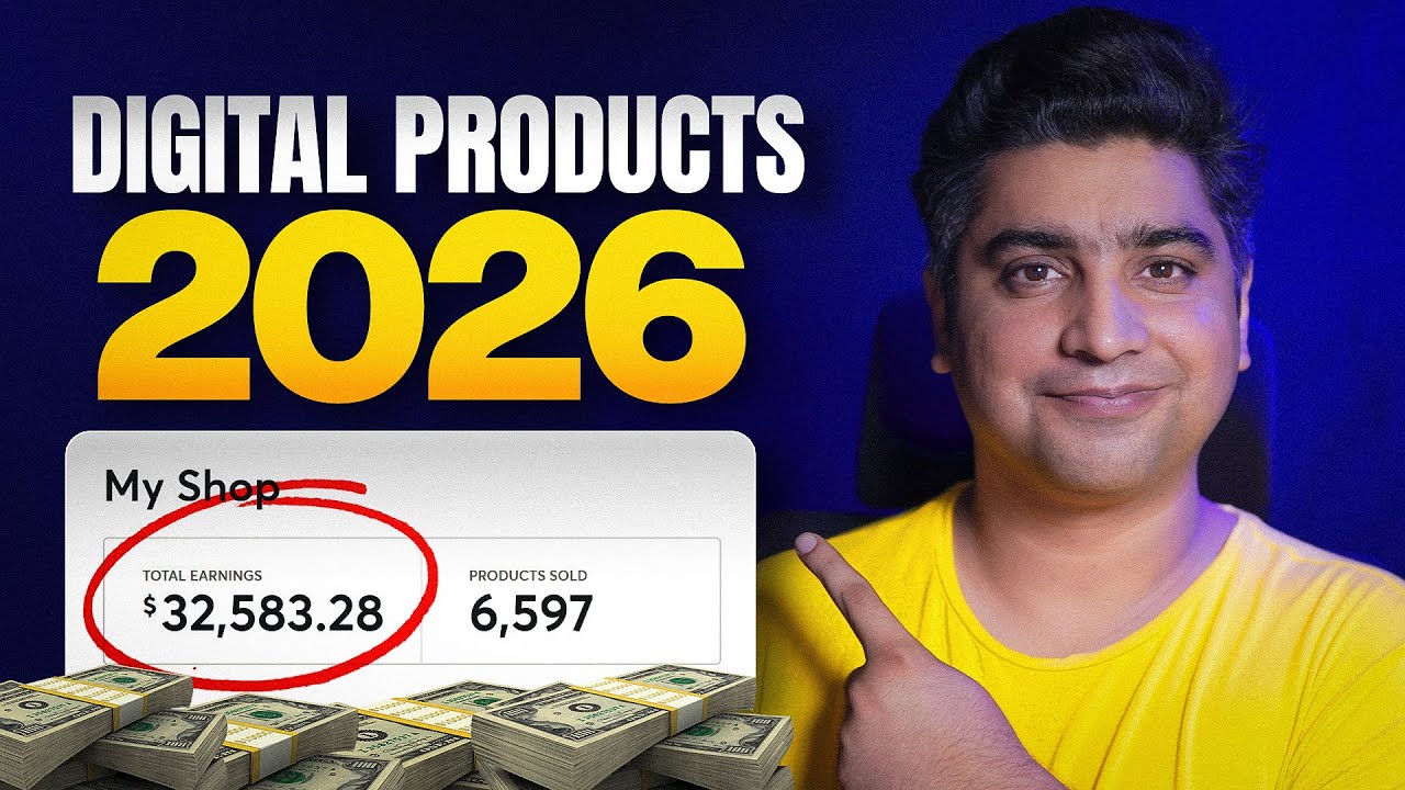 How to Sell Digital Products in 2026 (STEP BY STEP GUIDE)