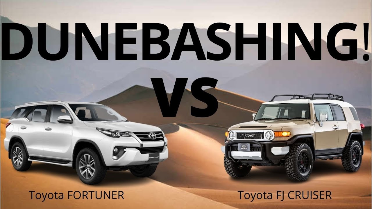 FJ cruiser vs Fortuner on Sand Dune