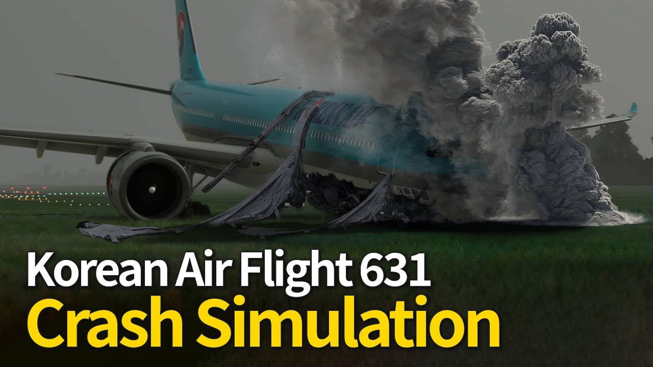 Korean Air Flight 631 Crash Simulation