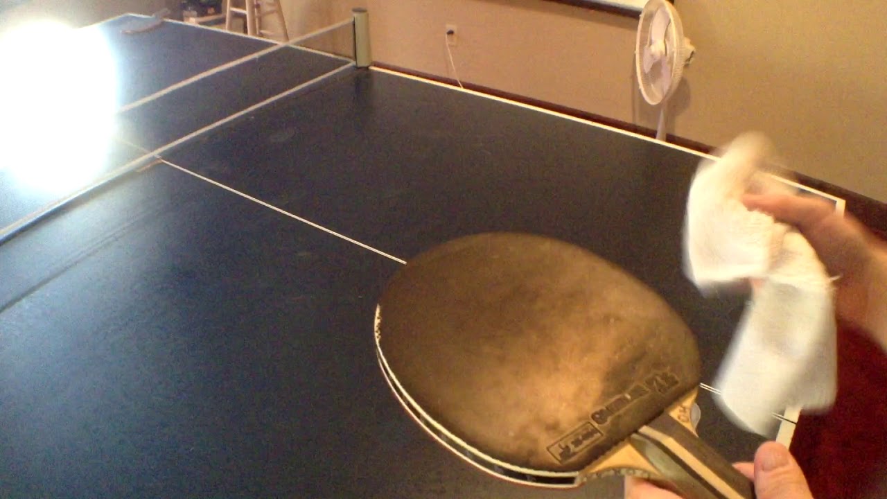 How To Clean Ping Pong Paddle