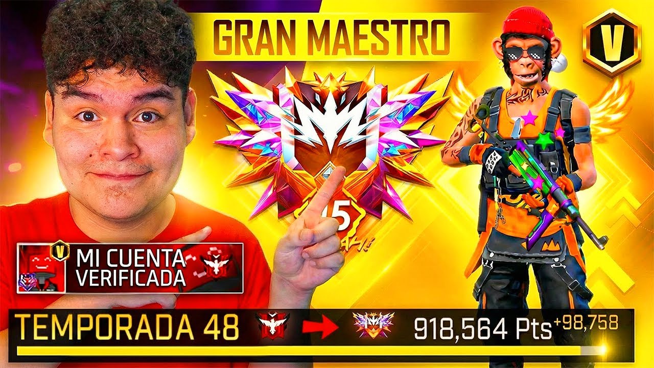 MI CUENTA VERIFICADA RUMBO A GRAN MAESTRO en Free Fire