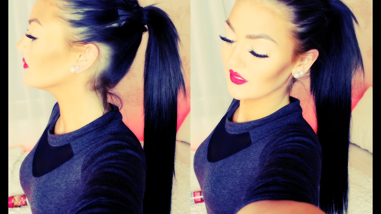Sleek High Ponytail with Extensions - High Ponytail mit Extensions deutsch german