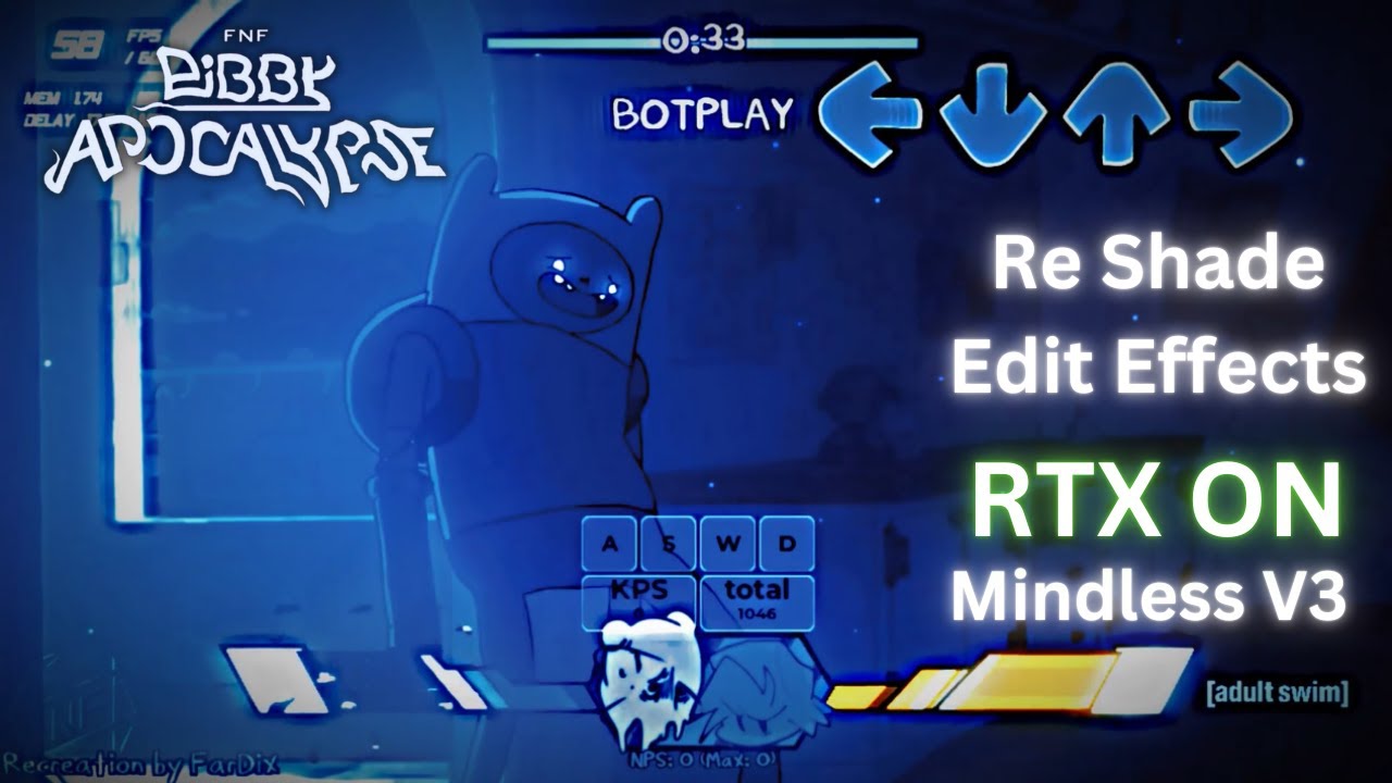 Mindless V3 | FNF Pibby Apocalypse | Re Shade Edit Effects (RTX ON)