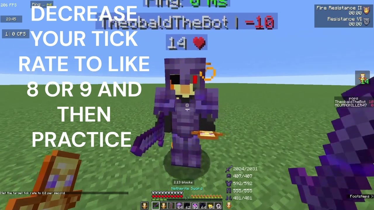How to hit Dtap in Crystal Pvp