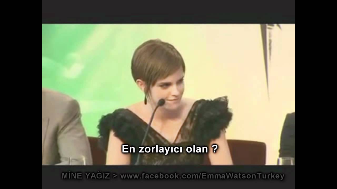 Emma Watson - Ölüm Yadigarları(2) Basın Toplantısı 