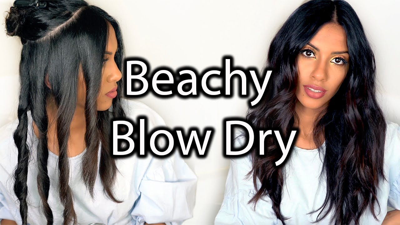 How To: Beach Wave Blow Dry - HAIR TUTORIAL | ARIBA PERVAIZ