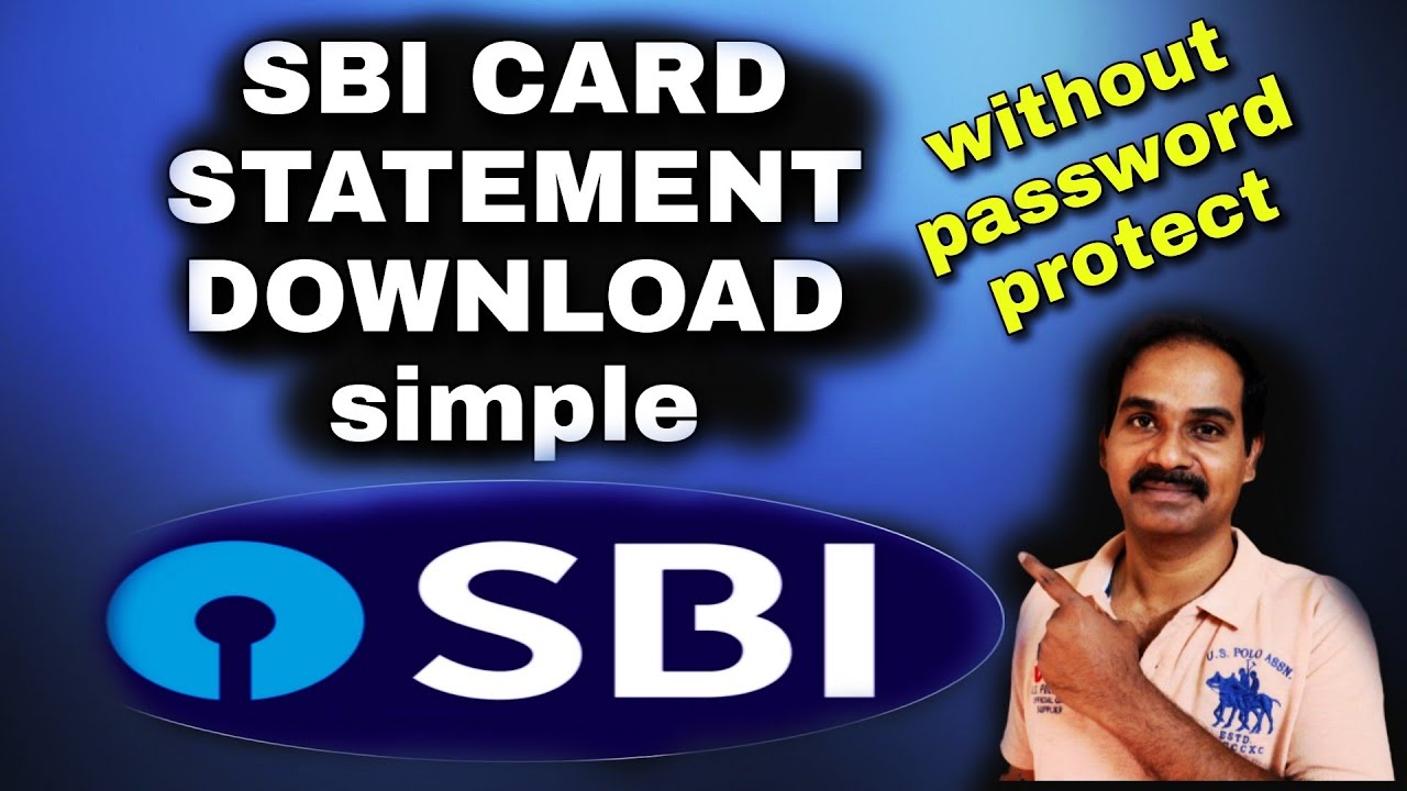 How to download sbi card statement online