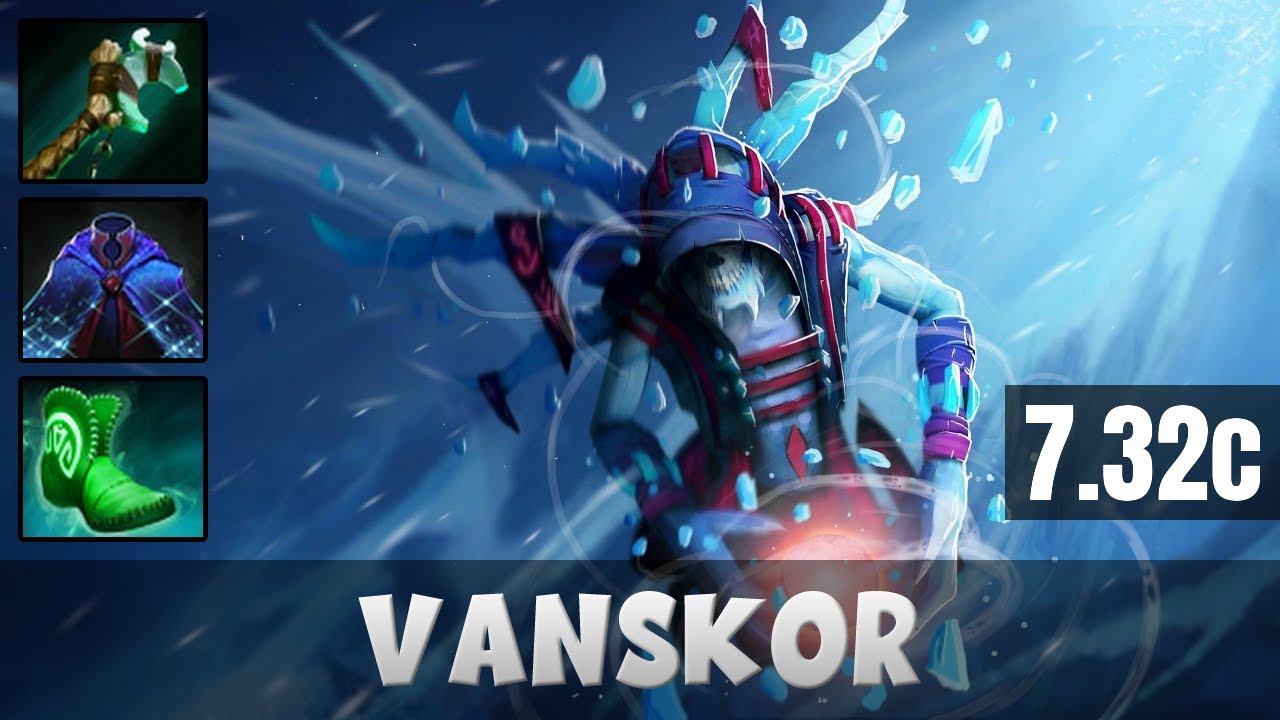 VANSKOR Lich BOTTOM LANE | Dota 2 Pro Gameplay