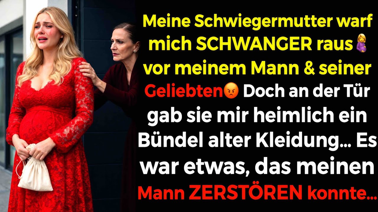 Meine Schwiegermutter warf mich SCHWANGER raus🤰 vor Mann & Geliebter😡 heimlich gab sie mir was..🙄
