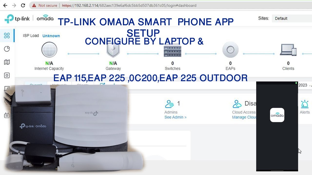 Unboxing and Configuring TP-Link Omada Controller OC200 + EAP225 Outdoor & EAP115 Access Points