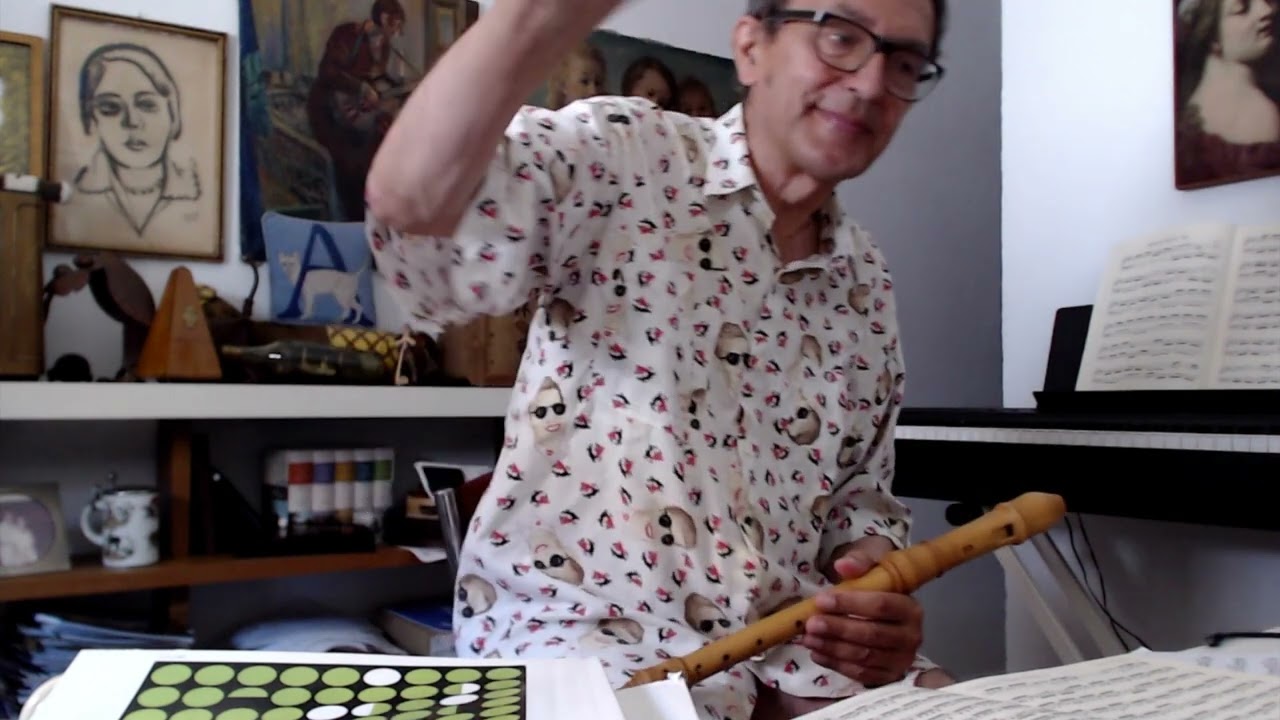 J. S. Bach, Partita BWV 1013, Allemande, for alto recorder