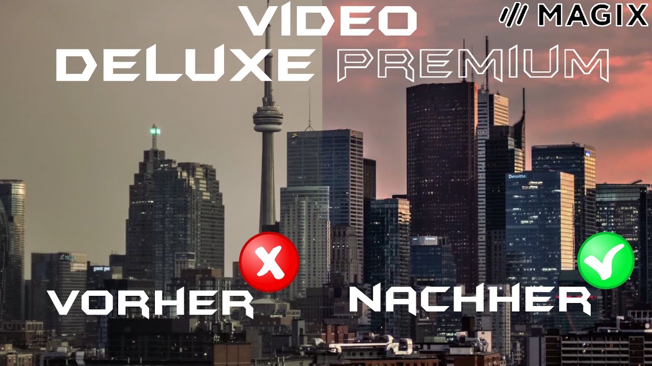 Color Grading / Farbabstufung - MAGIX VIDEO DELUXE 2021 - Tutorial Deutsch