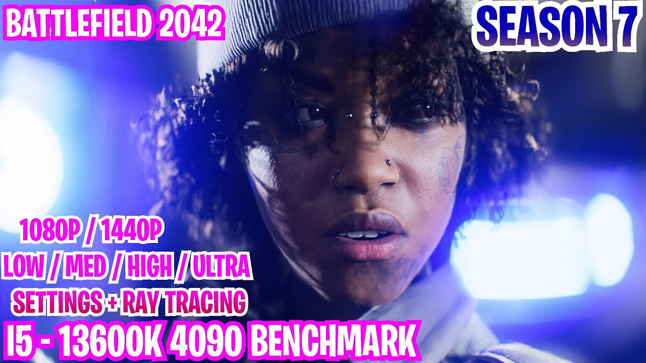 BATTLEFIELD 2042 SEASON 7 | I5 13600K + RTX 4090 + RAY TRACING ON | 1080P + 1440P BENCHMARK! #amaxri