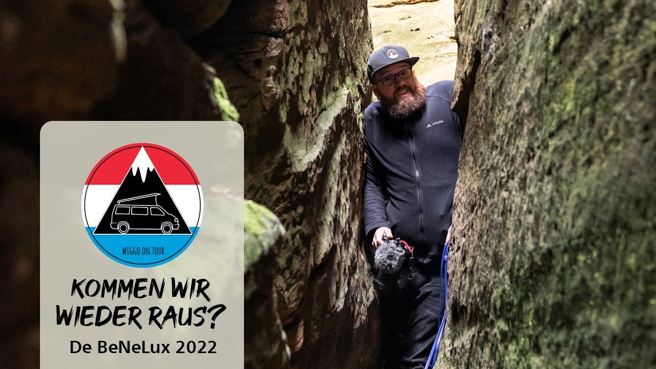 Bleiben wir hier stecken? Müllerthal Luxemburg - Mit dem Bulli nach BeNeLux
