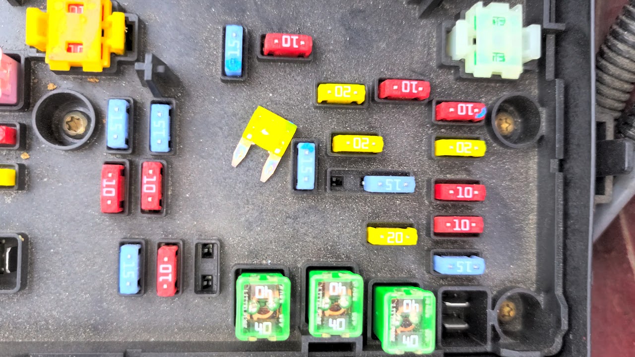 2007 Jeep Patriot Radio Fuses