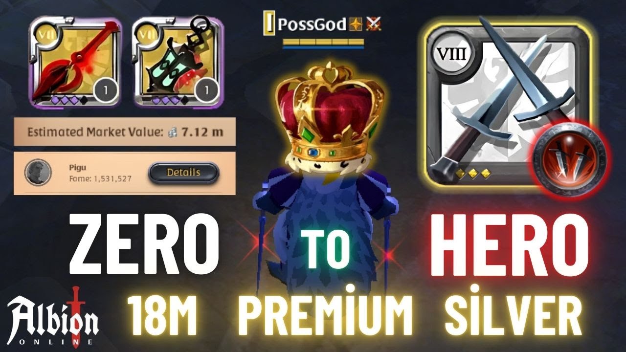 ZERO to HERO PREMİUM | How to GET 18M Silver for Premium in EU | Albion Online | Cheap Build | 2024