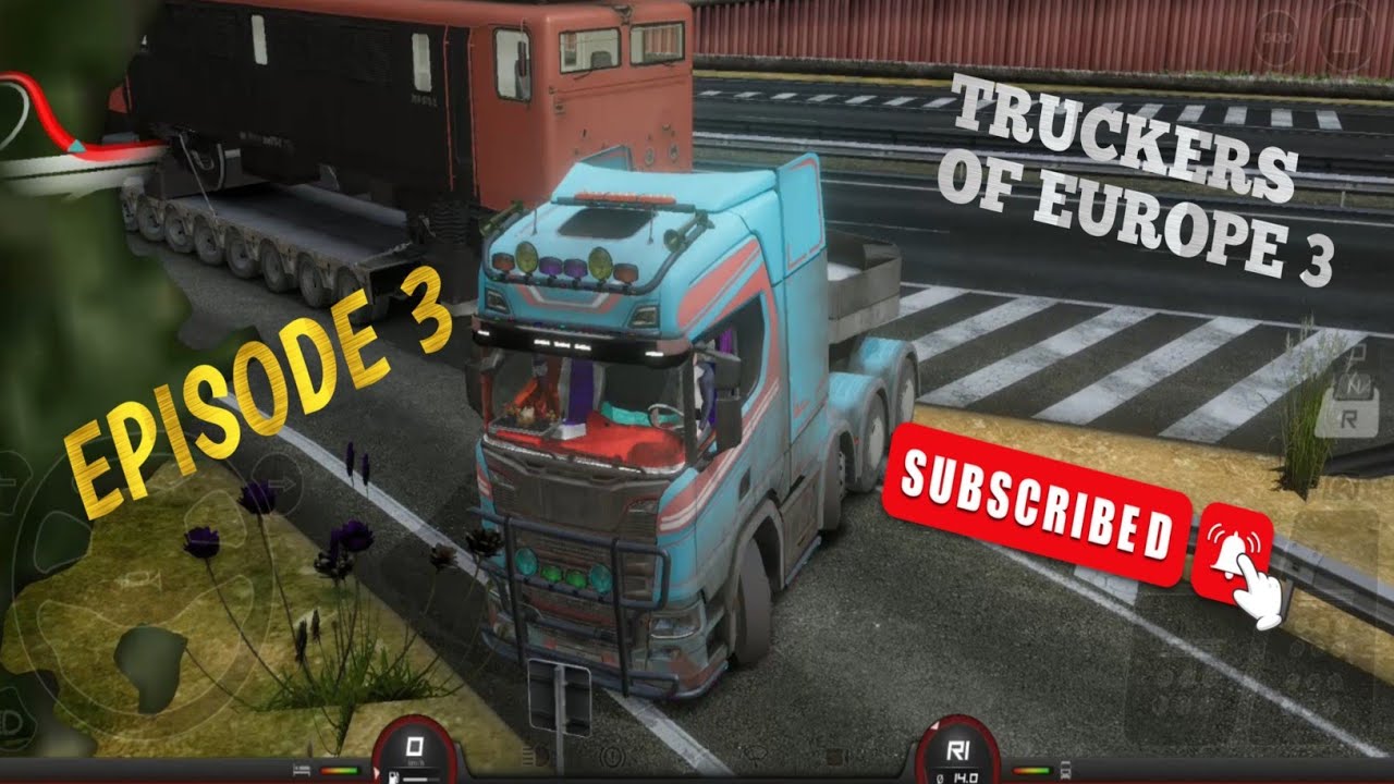 TRUCKERS OF EUROPE 3 Train deliver  EPISODE 3
