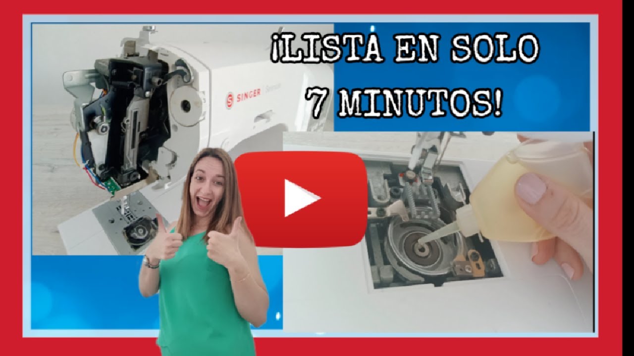 ✅LIMPIAR🚿 Maquina de Coser | ⏳ 7 MINUTOS |  ENGRASADO y Puesta a Punto 🔧 | SINGER SERENADE C620L