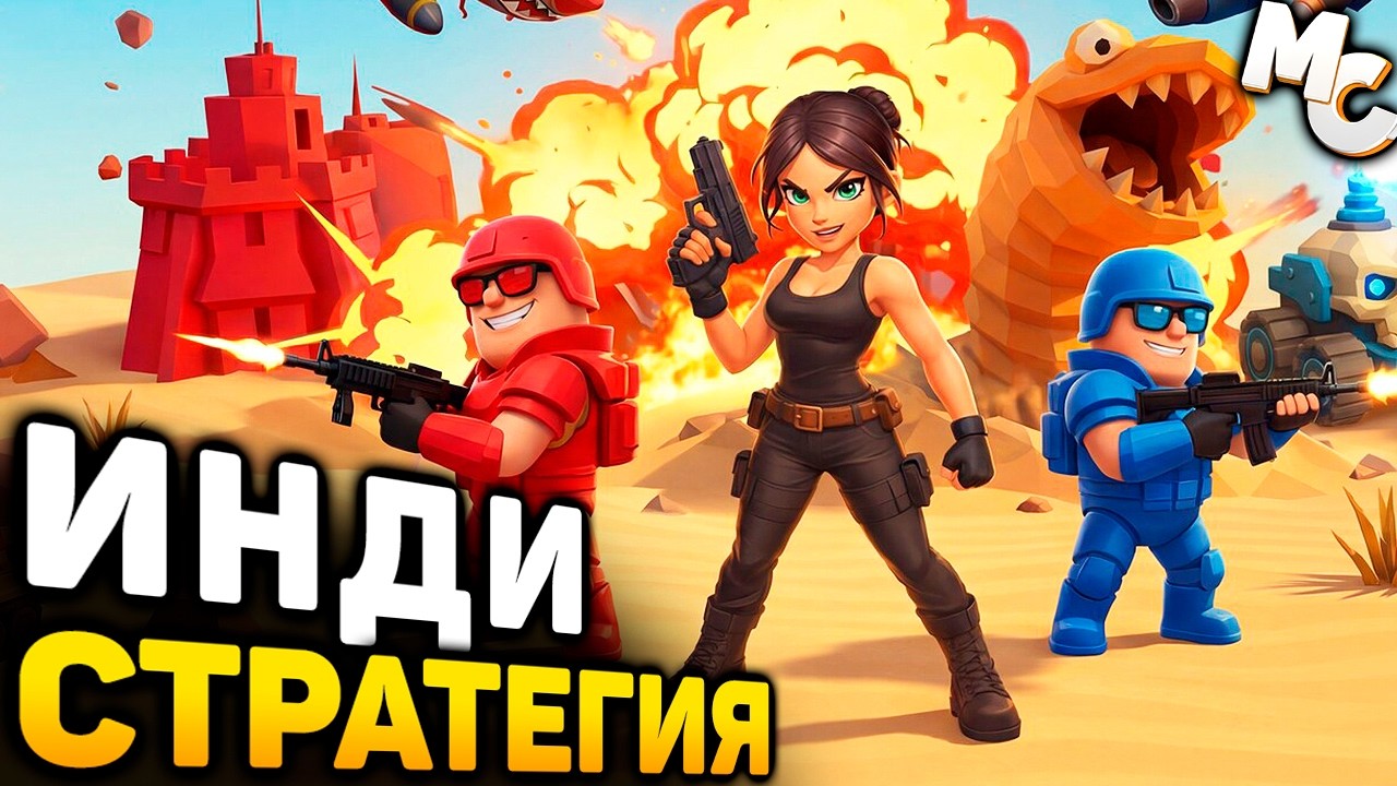 НОВАЯ ИНДИ RTS-СТРАТЕГИЯ! - Atom Assault