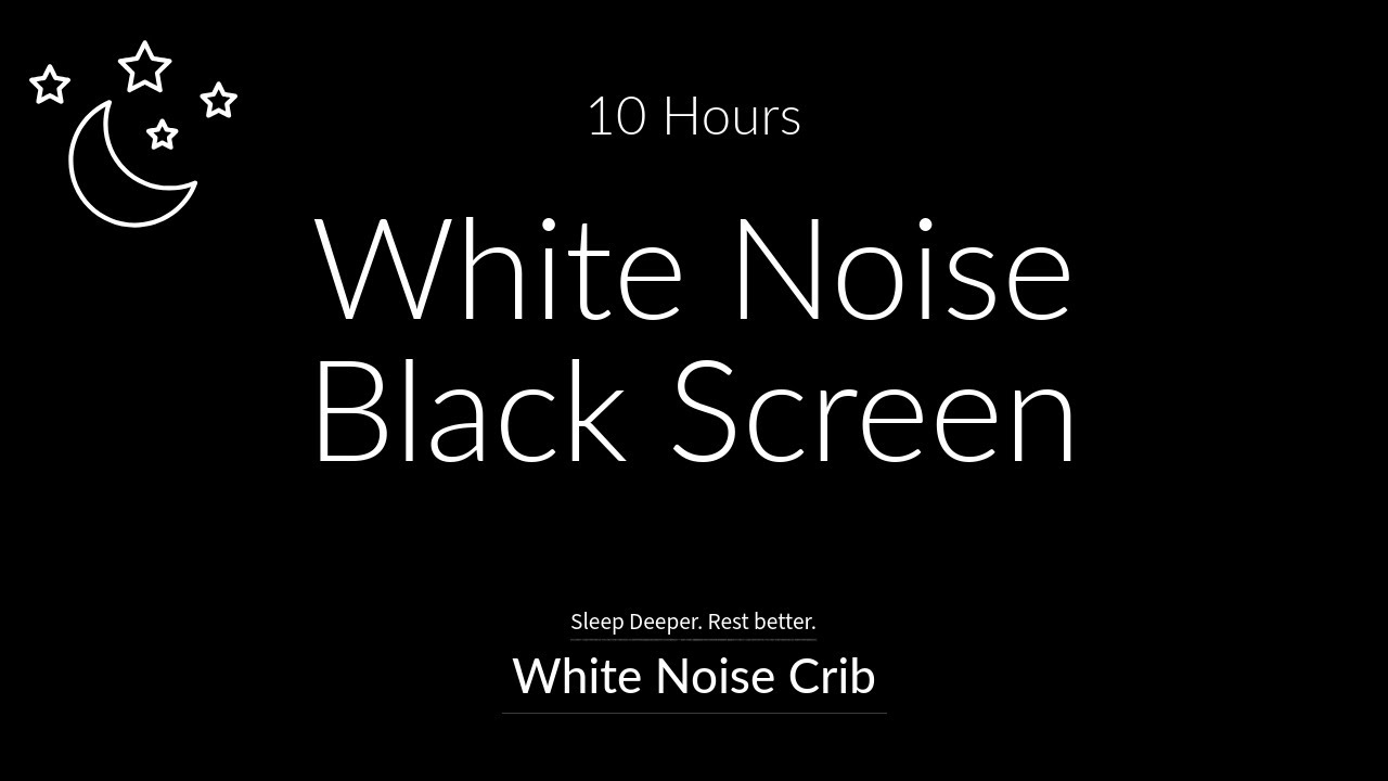 White Noise for Helping Babies Calm After Busy Days | 10 Hours | No Ads | Black Screen