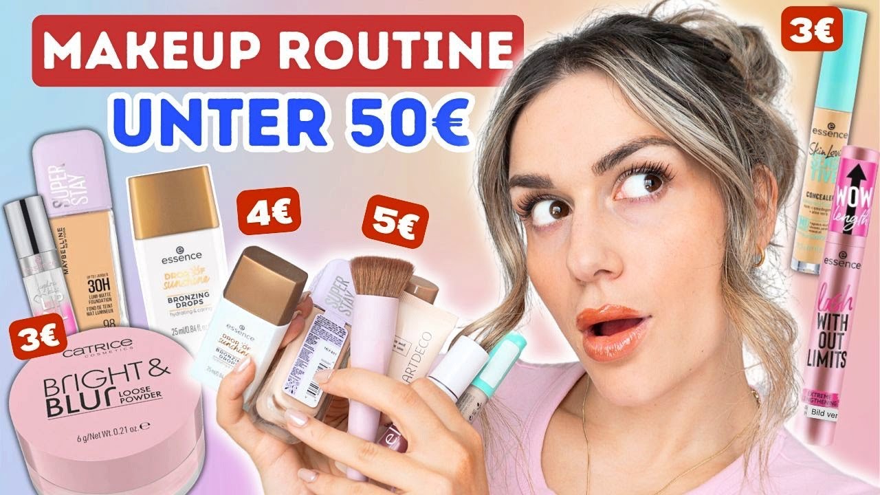 UNTER 50&euro; 😱 Diese Drogerie Makeup Produkte musst du kennen!