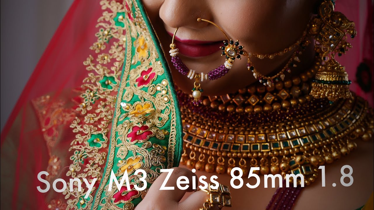 Bridal photoshoot with Sony M3 & Zeiss 85mm 1.8 Godox MS200