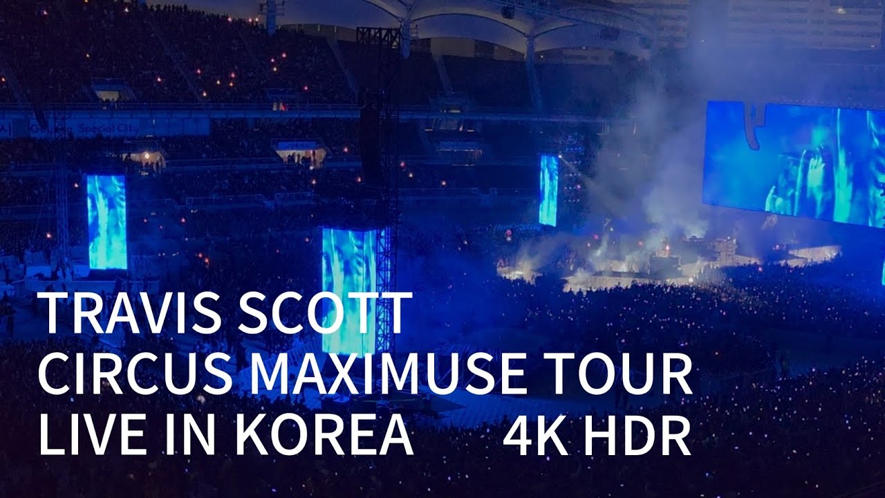 251025 [4K HDR] Travis Scott Live In Korea Full version | 트래비스 스캇 내한공연 풀버전 | CIRCUS MAXIMUS TOUR