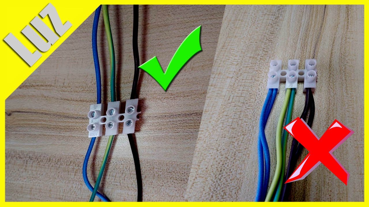 ¿Cómo empalmar cables con regletas?