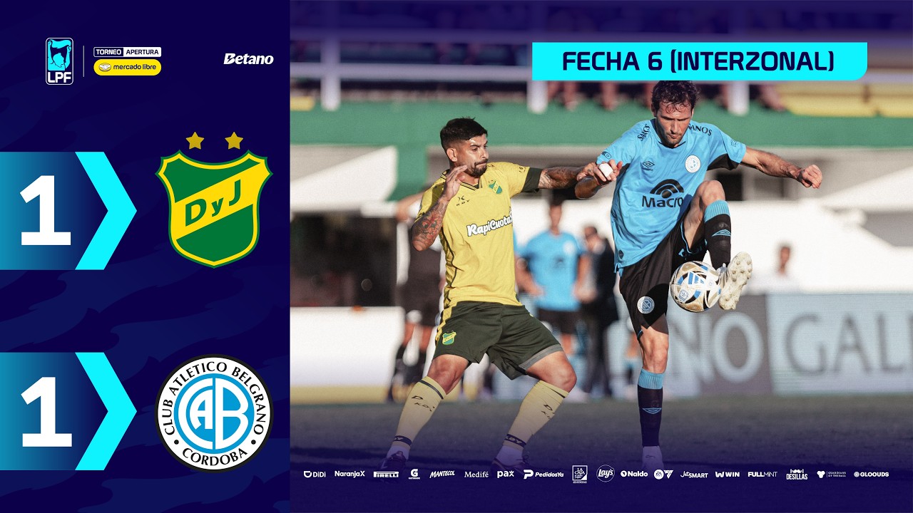 DEFENSA Y JUSTICIA 1 - 1 BELGRANO | Resumen del partido | #TorneoMercadoLibre 2026 🏆