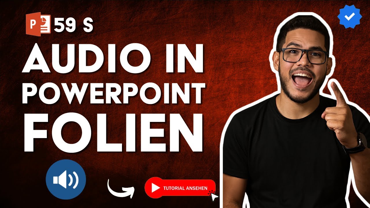 Wie man AUDIO auf ALLE POWERPOINT-Folien Setzt in 59 S