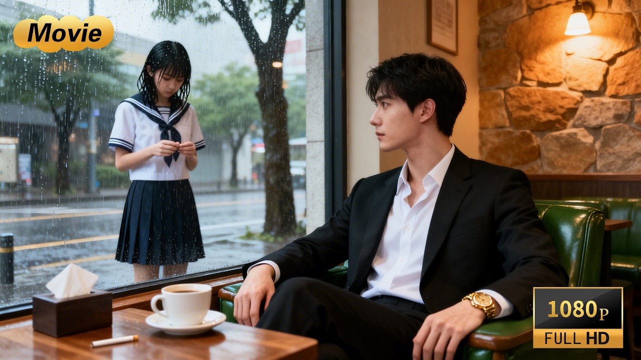 女孩對著窗戶整理衣服，誰料裏面坐著億萬總裁，竟一見鐘情！！ #花火 #2026最新电视剧