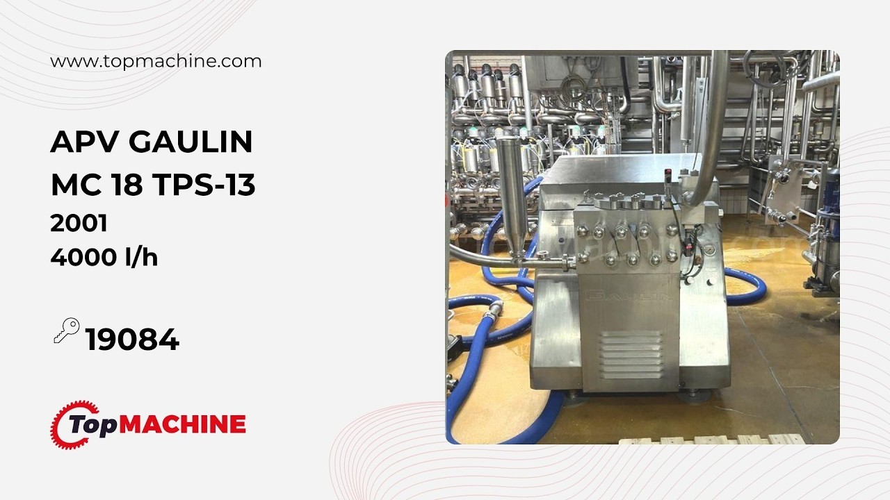 APV GAULIN MC 18 TPS-13 Homogenizer used