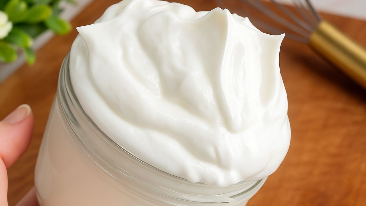 Взбитый греческий йогурт 🥛 2 ингредиента ✨ Быстрый и простой рецепт