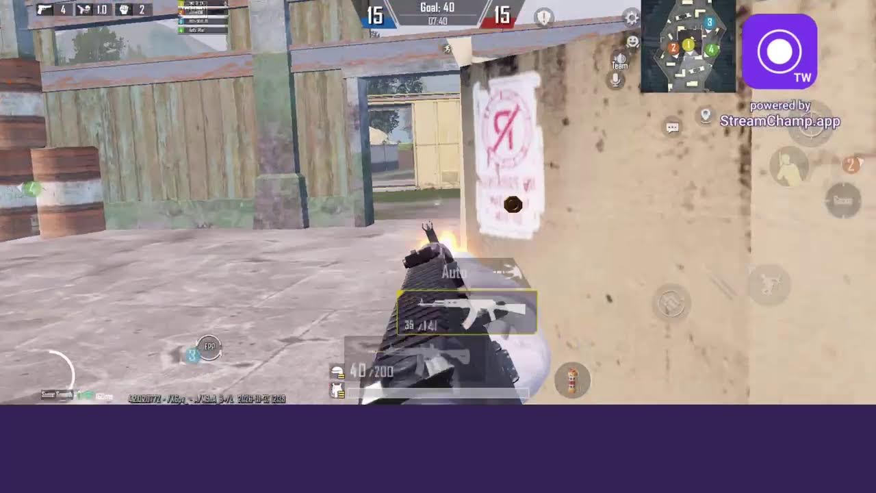 Broadcast powered by StreamChamp
