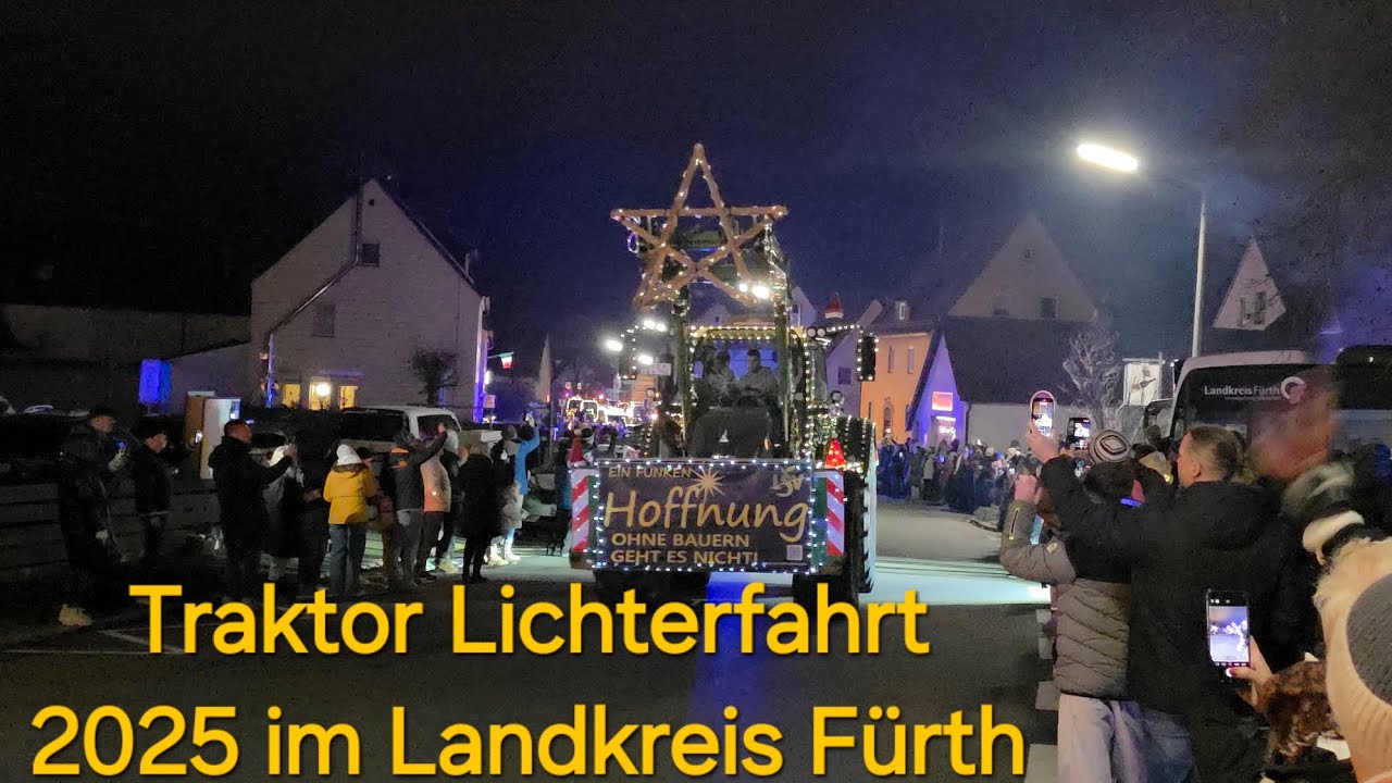Traktor Lichterfahrt 2025 
