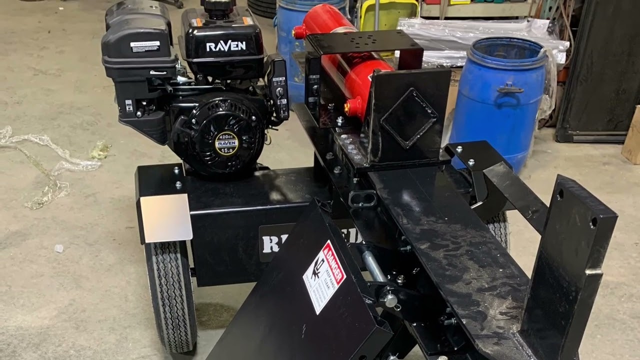 Building the Rugged Made 37 ton wood splitter