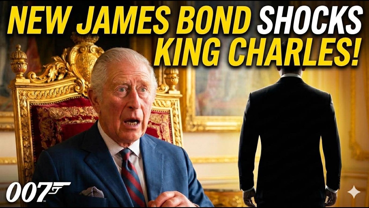 King Charles Meets NEW JAMES BOND!