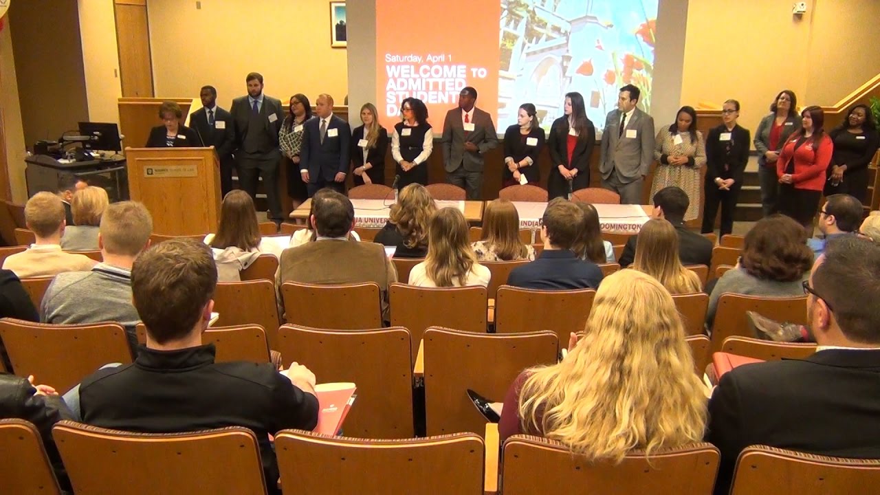 Indiana Law Admitted Student Day - Welcome and Faculty Panel