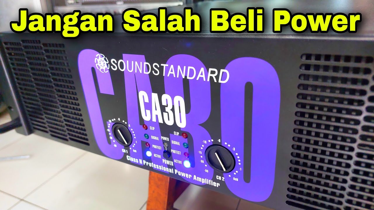 POWER SUBWOOFER HARGA TERJANGKAU - CA30 SOUNDSTANDAR BODY PANJANG GRADE A